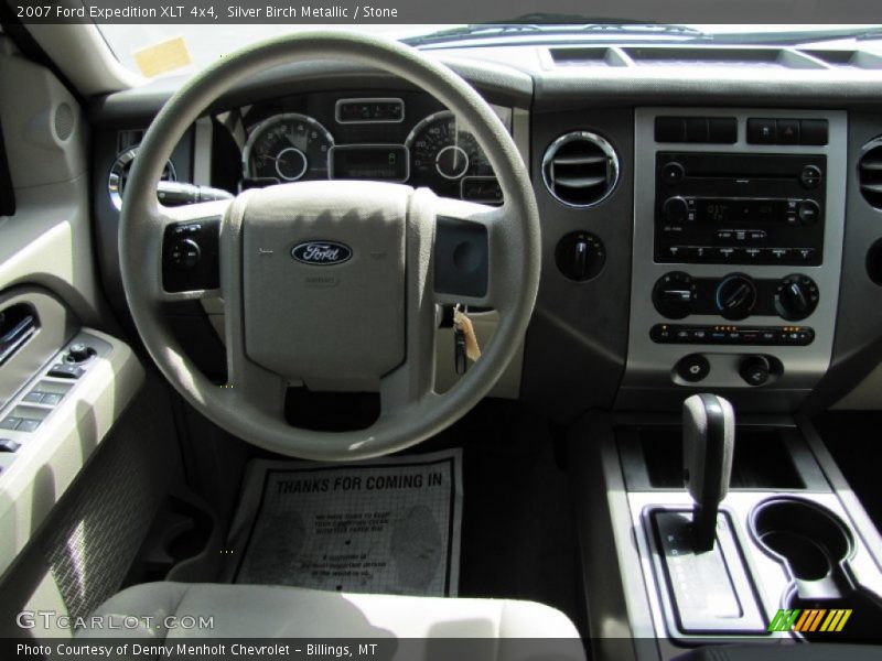 Silver Birch Metallic / Stone 2007 Ford Expedition XLT 4x4