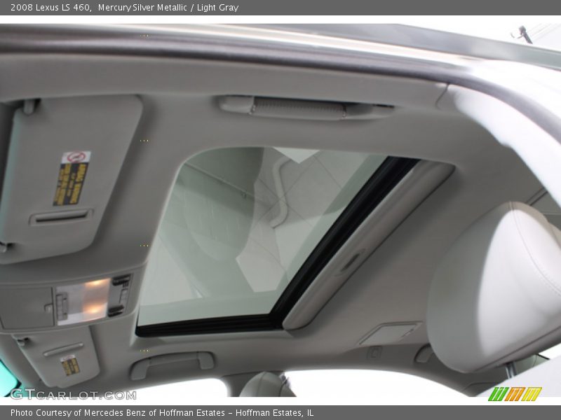 Mercury Silver Metallic / Light Gray 2008 Lexus LS 460