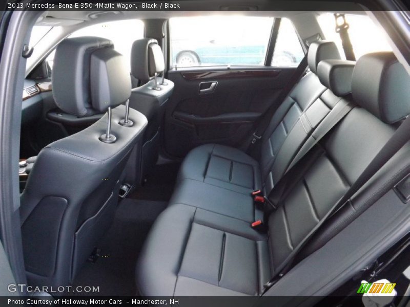 Rear Seat of 2013 E 350 4Matic Wagon