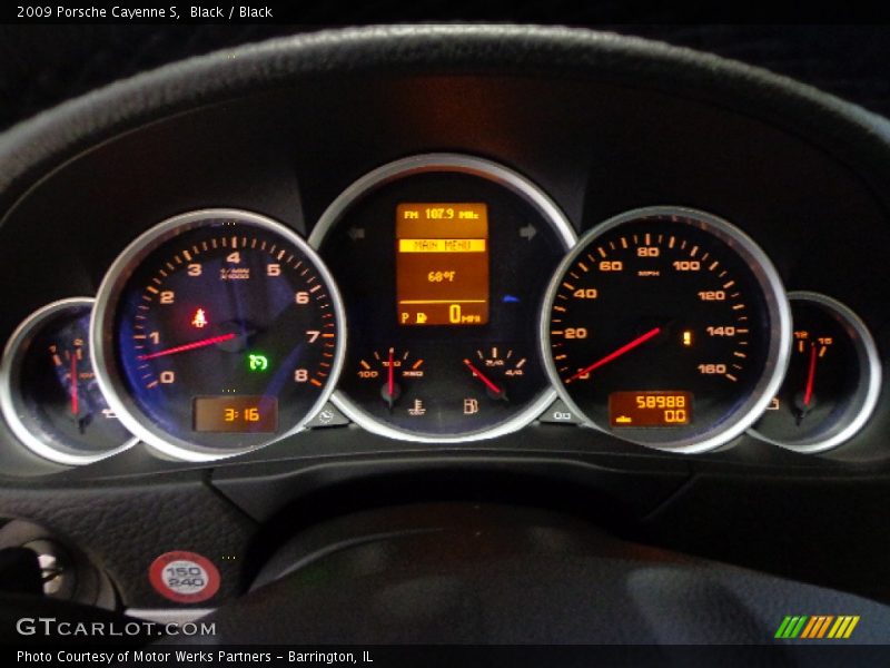 Black / Black 2009 Porsche Cayenne S