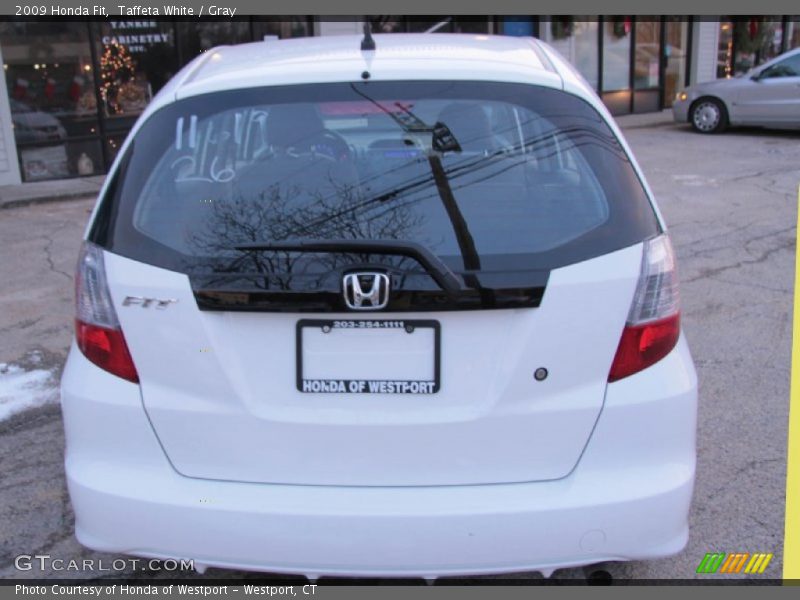 Taffeta White / Gray 2009 Honda Fit