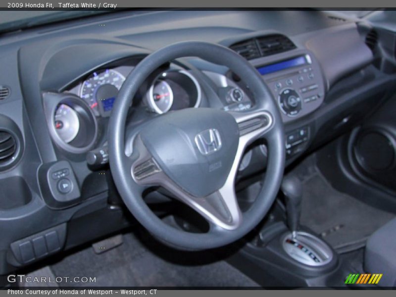 Taffeta White / Gray 2009 Honda Fit