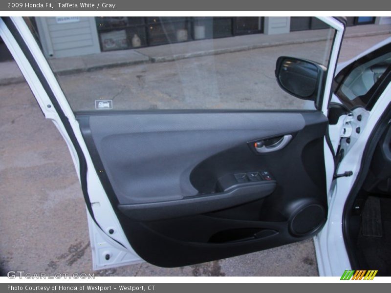 Taffeta White / Gray 2009 Honda Fit