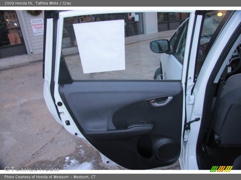 Taffeta White / Gray 2009 Honda Fit