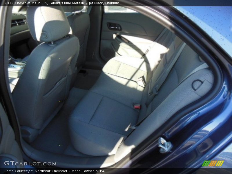 Atlantis Blue Metallic / Jet Black/Titanium 2013 Chevrolet Malibu LS