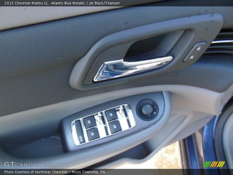 Atlantis Blue Metallic / Jet Black/Titanium 2013 Chevrolet Malibu LS