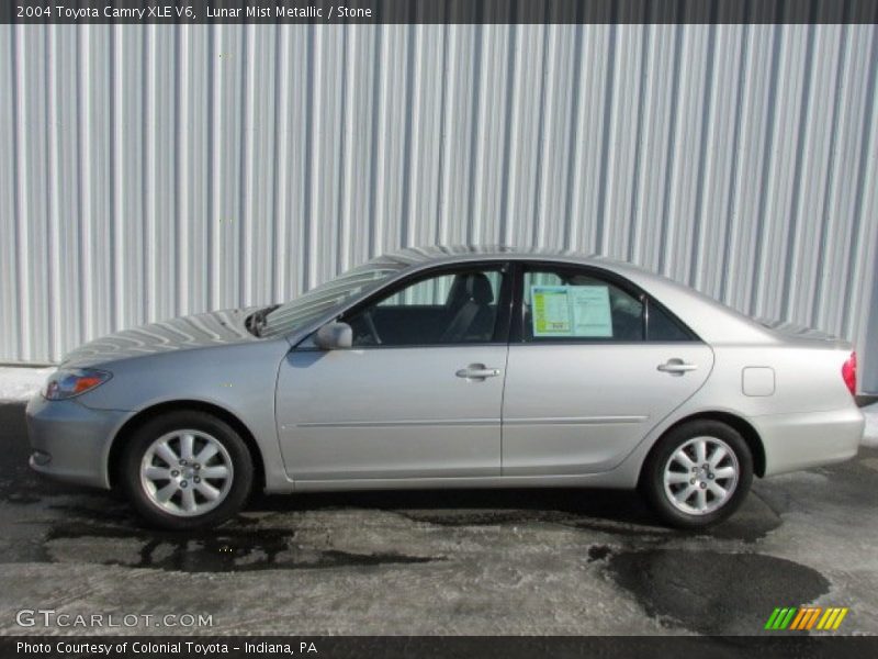 Lunar Mist Metallic / Stone 2004 Toyota Camry XLE V6
