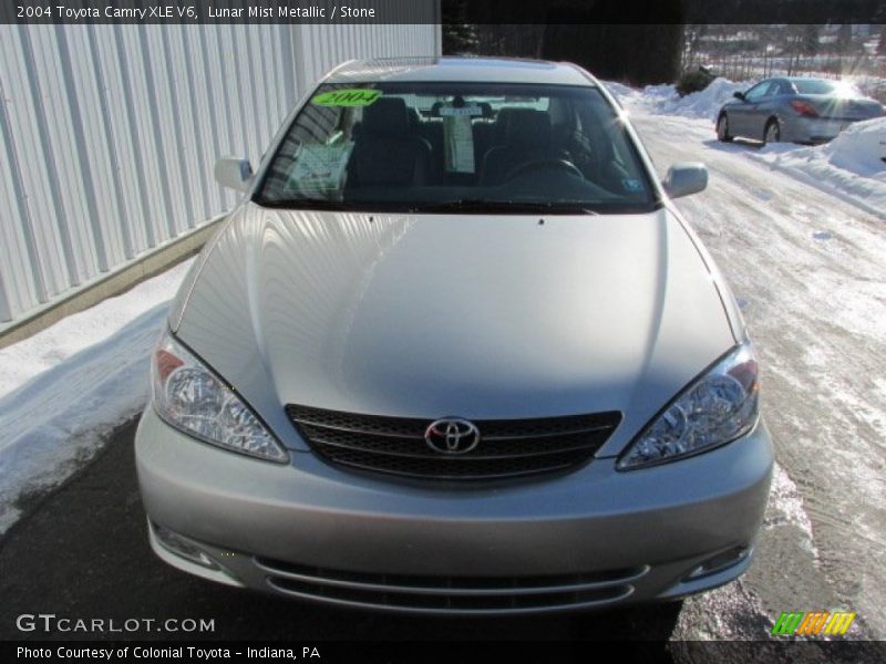 Lunar Mist Metallic / Stone 2004 Toyota Camry XLE V6