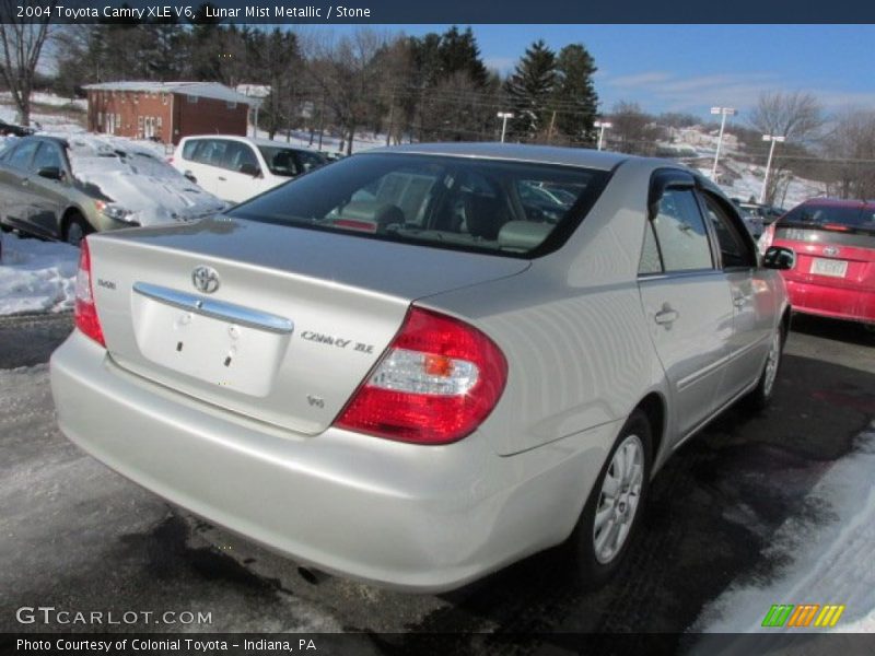 Lunar Mist Metallic / Stone 2004 Toyota Camry XLE V6