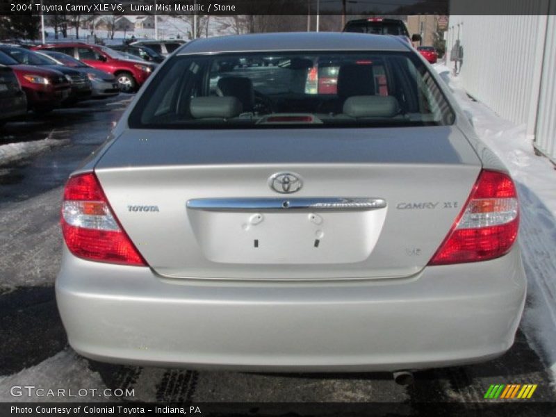 Lunar Mist Metallic / Stone 2004 Toyota Camry XLE V6