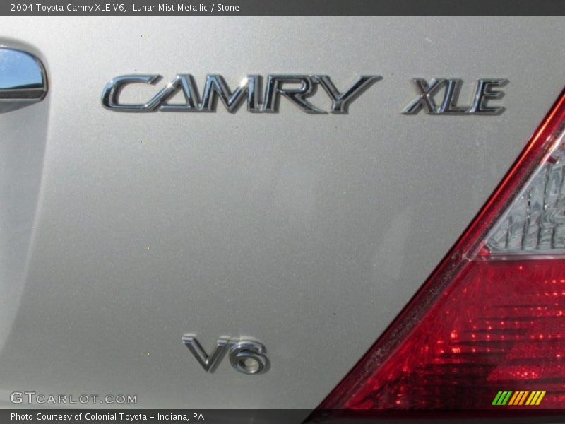 Lunar Mist Metallic / Stone 2004 Toyota Camry XLE V6