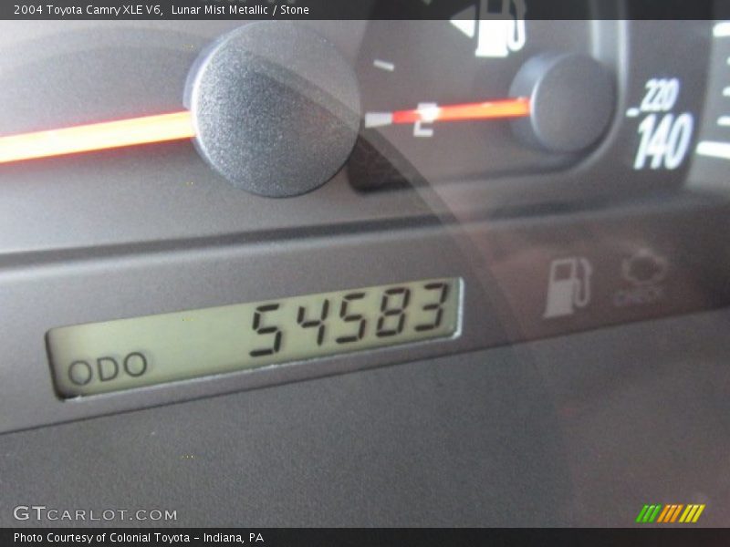 Lunar Mist Metallic / Stone 2004 Toyota Camry XLE V6