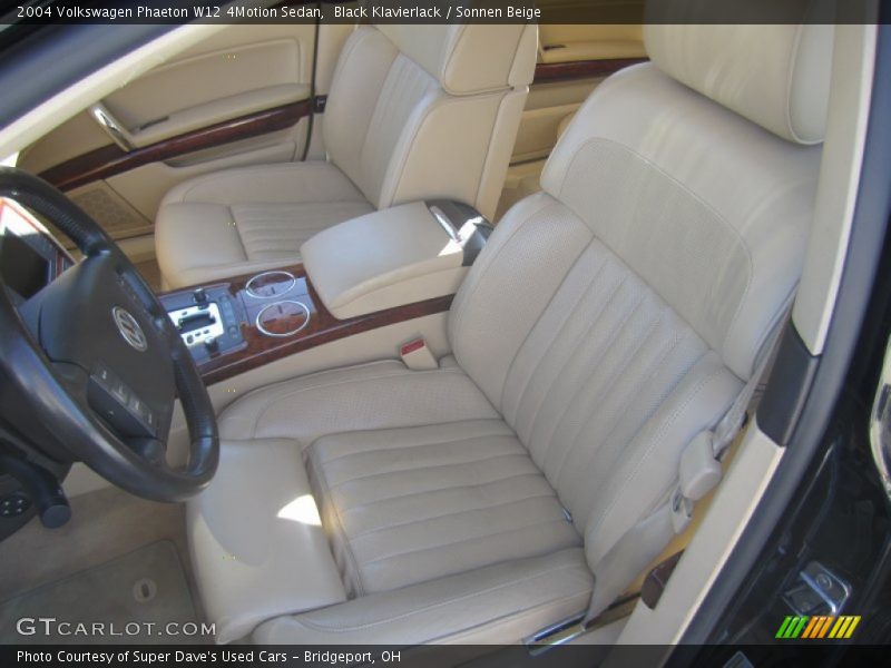 Front Seat of 2004 Phaeton W12 4Motion Sedan