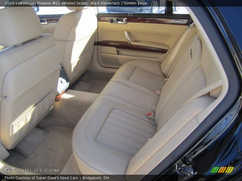 Rear Seat of 2004 Phaeton W12 4Motion Sedan