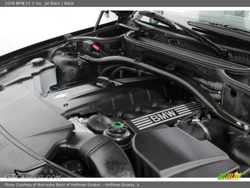 Jet Black / Black 2008 BMW X3 3.0si