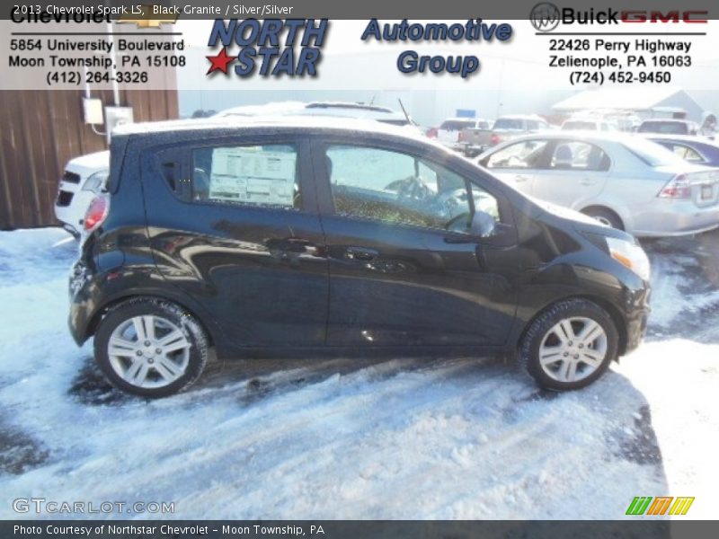 Black Granite / Silver/Silver 2013 Chevrolet Spark LS