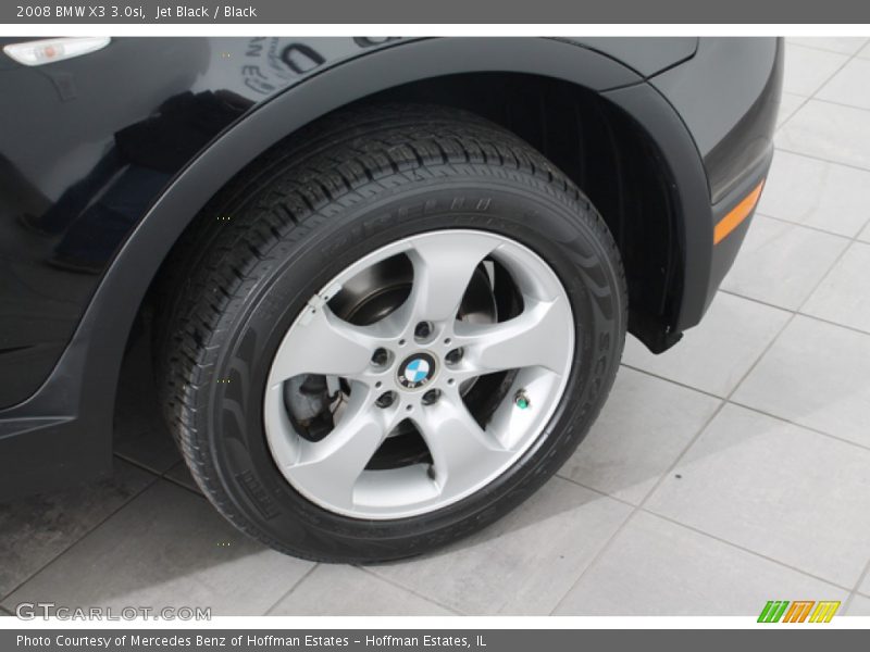 Jet Black / Black 2008 BMW X3 3.0si