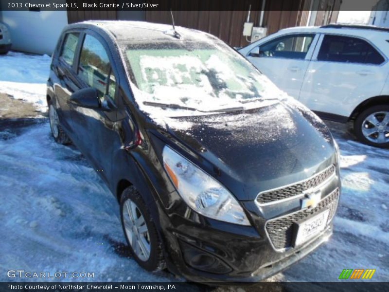 Black Granite / Silver/Silver 2013 Chevrolet Spark LS