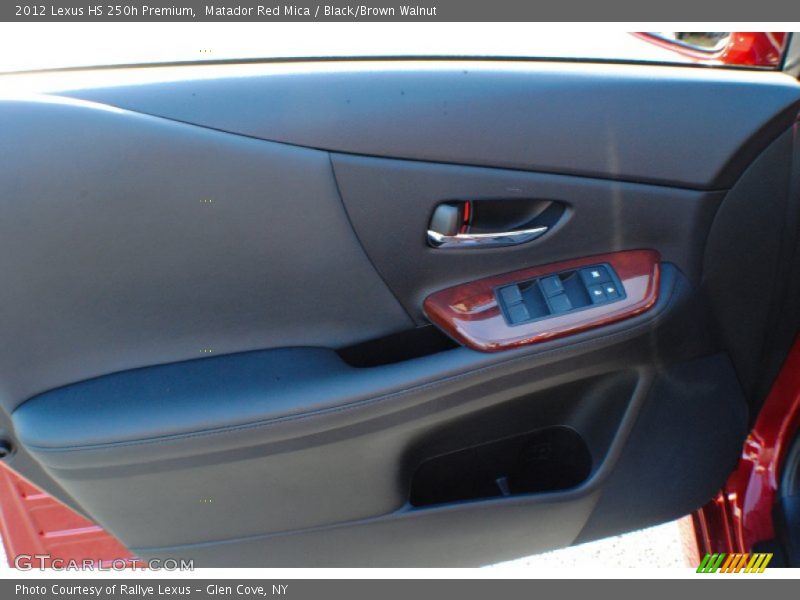 Matador Red Mica / Black/Brown Walnut 2012 Lexus HS 250h Premium
