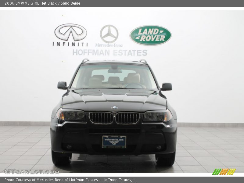 Jet Black / Sand Beige 2006 BMW X3 3.0i