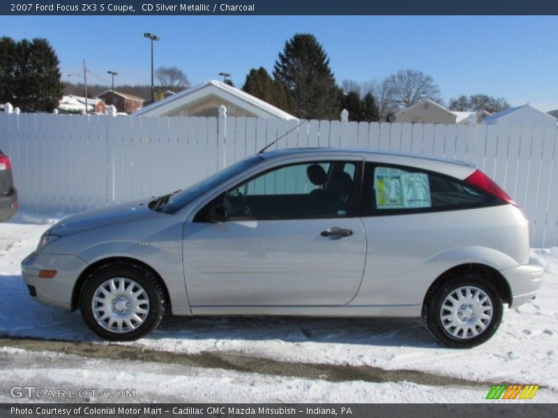 CD Silver Metallic / Charcoal 2007 Ford Focus ZX3 S Coupe
