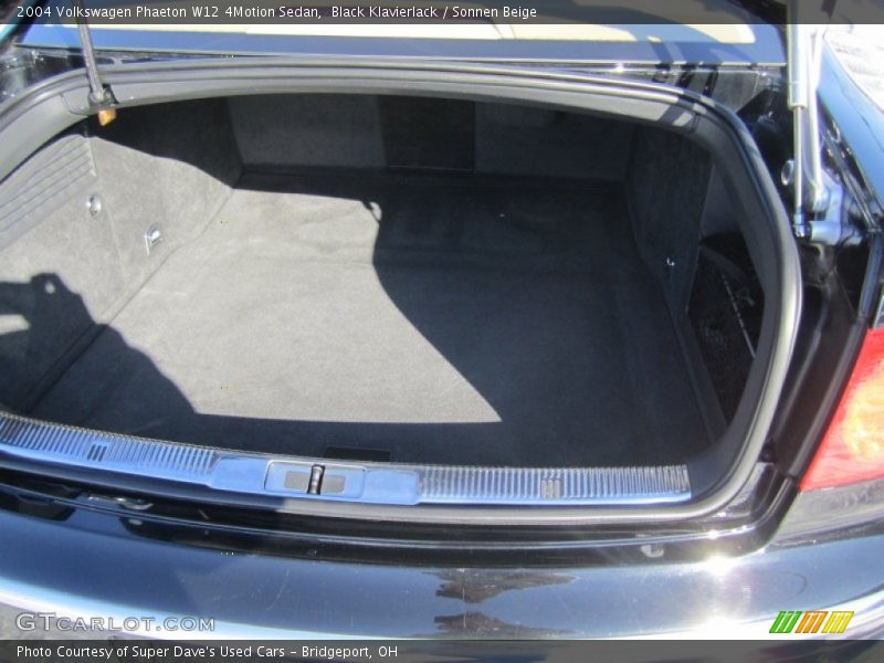 Black Klavierlack / Sonnen Beige 2004 Volkswagen Phaeton W12 4Motion Sedan