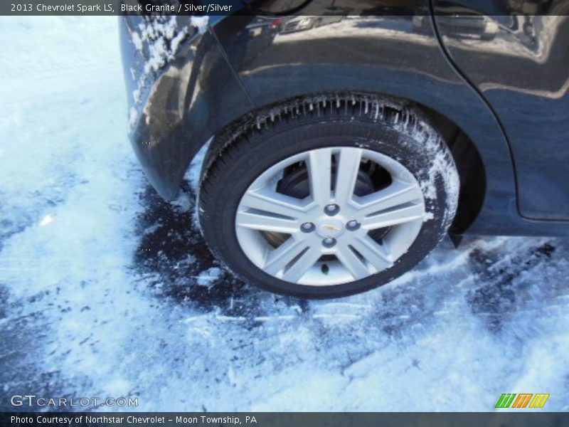 Black Granite / Silver/Silver 2013 Chevrolet Spark LS
