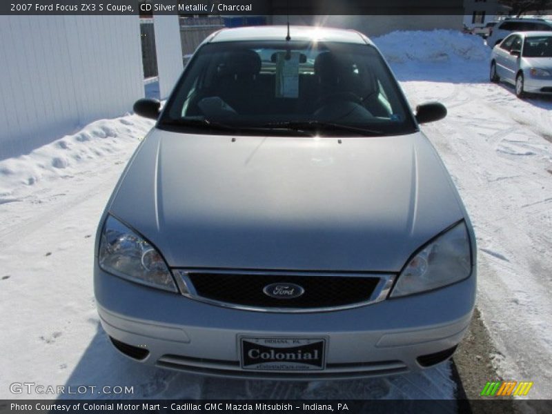 CD Silver Metallic / Charcoal 2007 Ford Focus ZX3 S Coupe