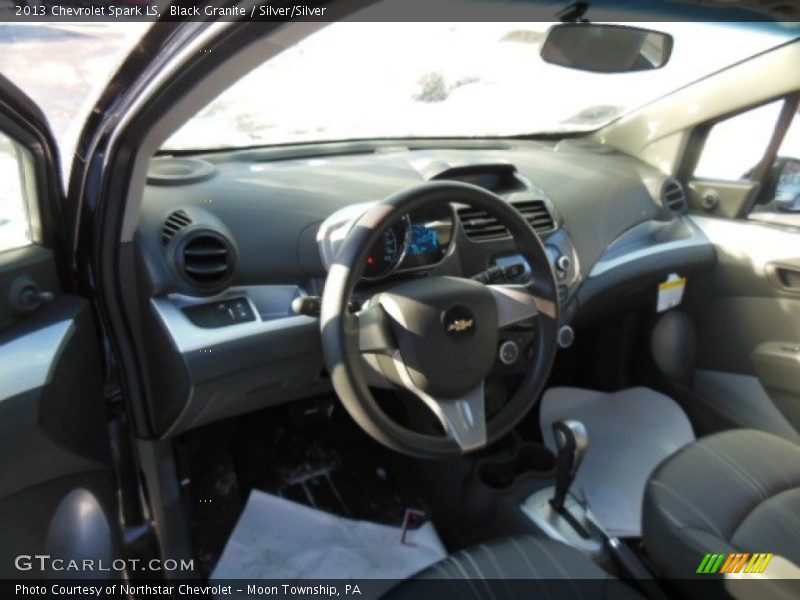 Black Granite / Silver/Silver 2013 Chevrolet Spark LS