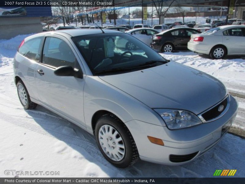 CD Silver Metallic / Charcoal 2007 Ford Focus ZX3 S Coupe