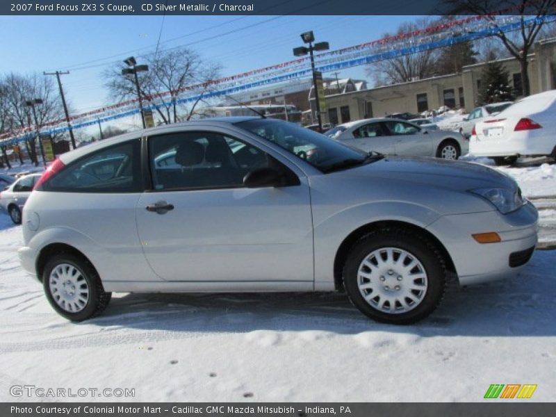 CD Silver Metallic / Charcoal 2007 Ford Focus ZX3 S Coupe