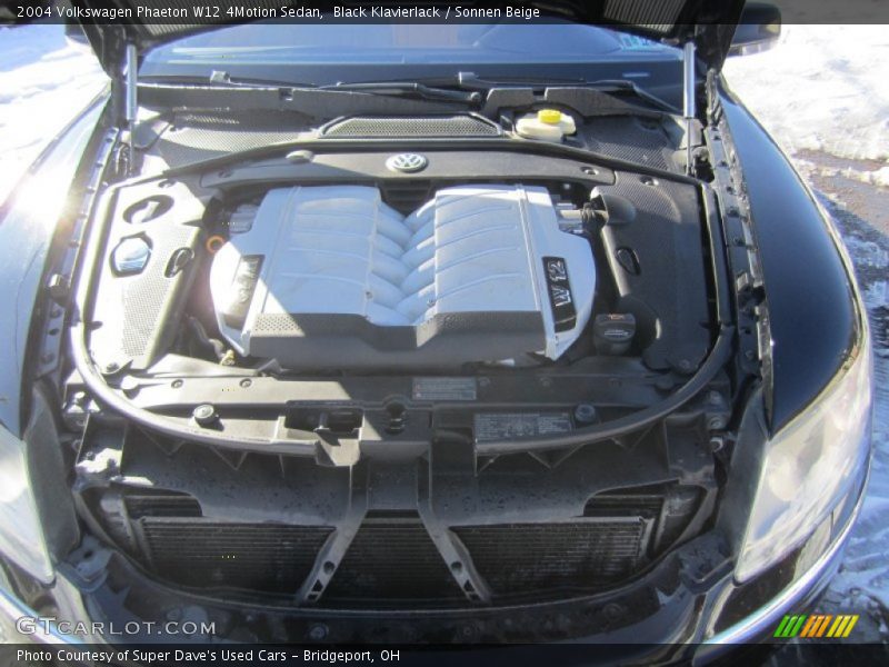 2004 Phaeton W12 4Motion Sedan Engine - 6.0 Liter DOHC 48-Valve W12