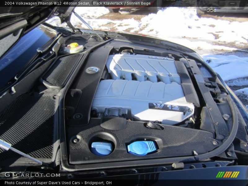  2004 Phaeton W12 4Motion Sedan Engine - 6.0 Liter DOHC 48-Valve W12