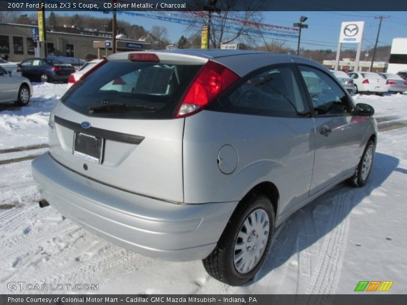 CD Silver Metallic / Charcoal 2007 Ford Focus ZX3 S Coupe