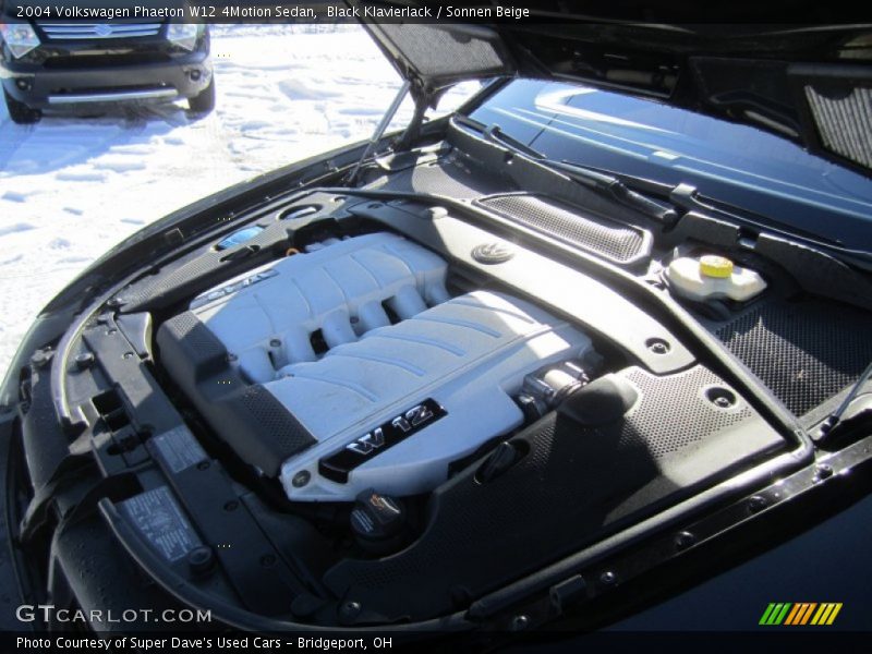  2004 Phaeton W12 4Motion Sedan Engine - 6.0 Liter DOHC 48-Valve W12