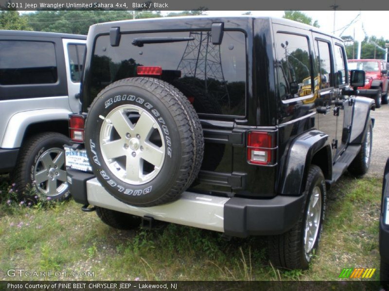 Black / Black 2011 Jeep Wrangler Unlimited Sahara 4x4