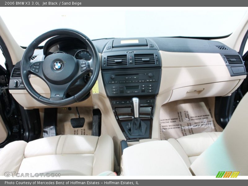 Jet Black / Sand Beige 2006 BMW X3 3.0i