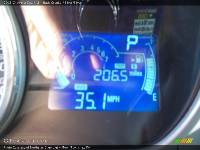 Black Granite / Silver/Silver 2013 Chevrolet Spark LS