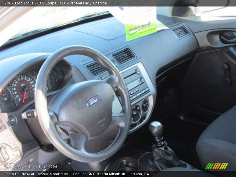 CD Silver Metallic / Charcoal 2007 Ford Focus ZX3 S Coupe