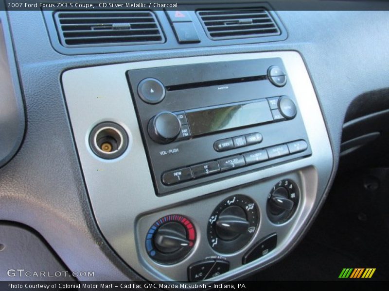 CD Silver Metallic / Charcoal 2007 Ford Focus ZX3 S Coupe