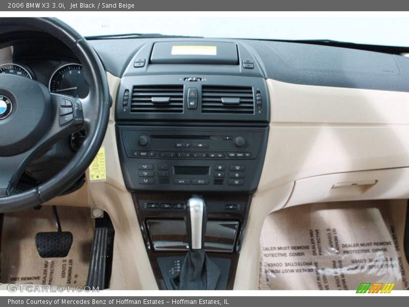 Jet Black / Sand Beige 2006 BMW X3 3.0i