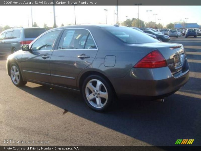 Carbon Bronze Pearl / Ivory 2006 Honda Accord EX V6 Sedan