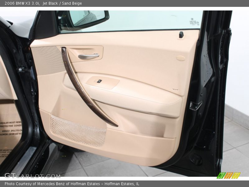Jet Black / Sand Beige 2006 BMW X3 3.0i