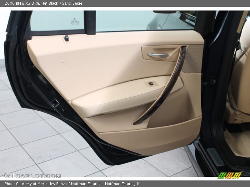 Jet Black / Sand Beige 2006 BMW X3 3.0i