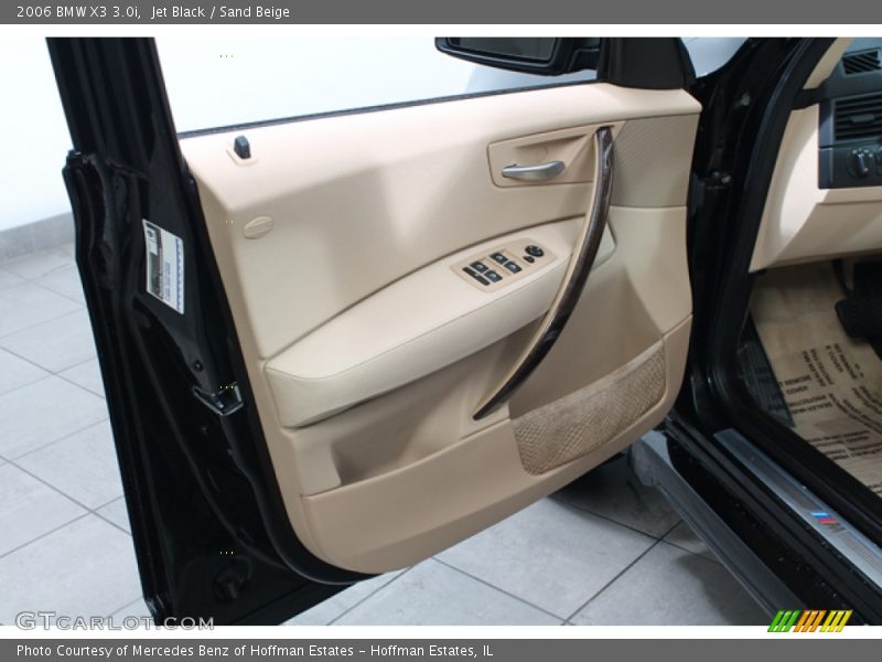 Jet Black / Sand Beige 2006 BMW X3 3.0i