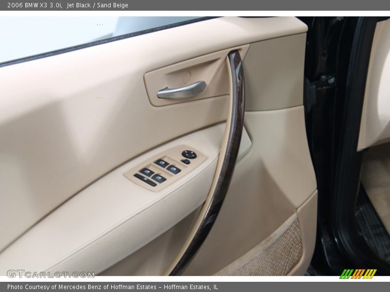 Jet Black / Sand Beige 2006 BMW X3 3.0i