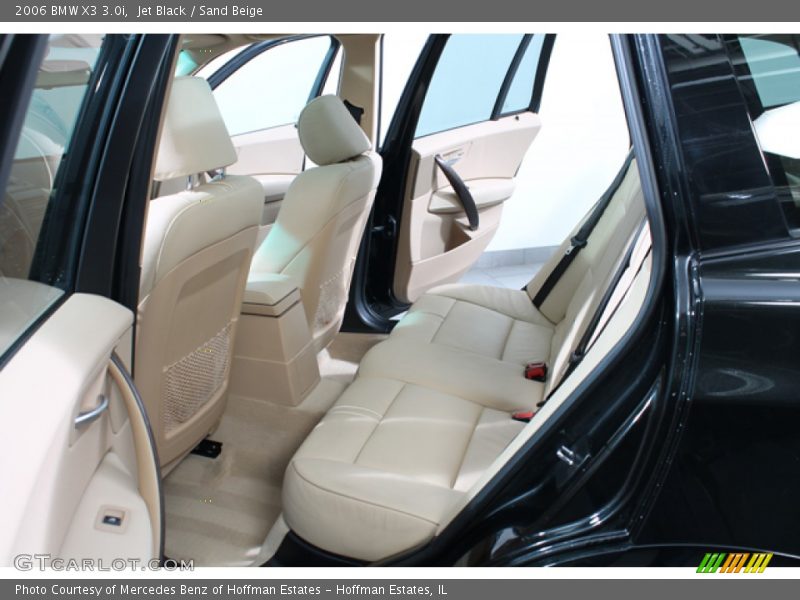 Jet Black / Sand Beige 2006 BMW X3 3.0i