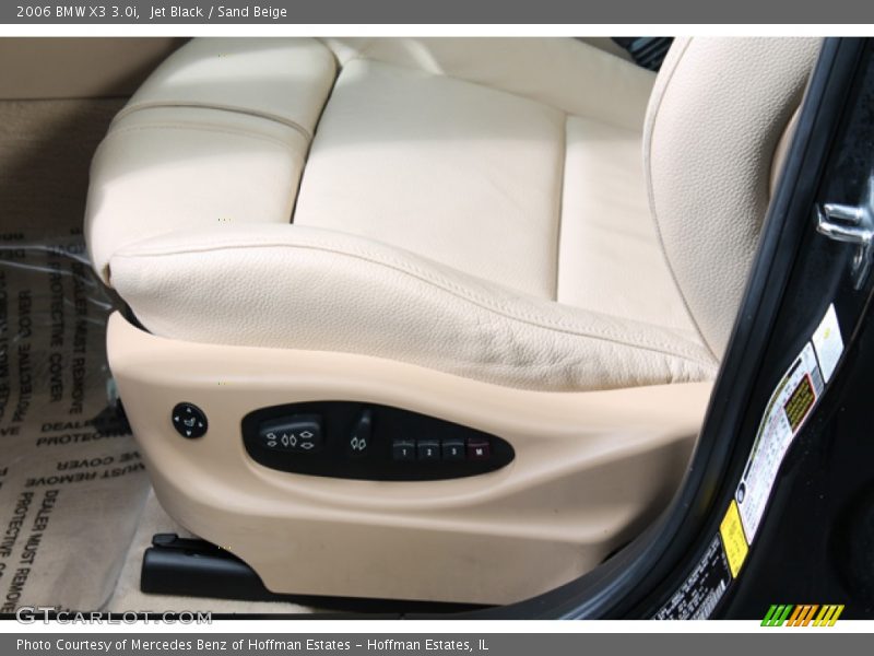 Jet Black / Sand Beige 2006 BMW X3 3.0i