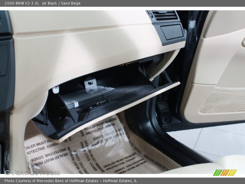 Jet Black / Sand Beige 2006 BMW X3 3.0i