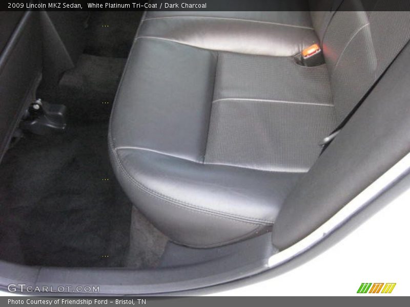 White Platinum Tri-Coat / Dark Charcoal 2009 Lincoln MKZ Sedan